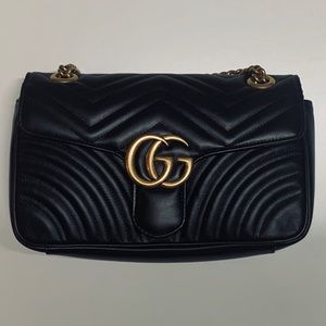 GG Marmont small matelasse shoulder bag